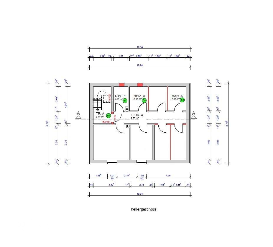 Haus 17 Kellergeschoss
